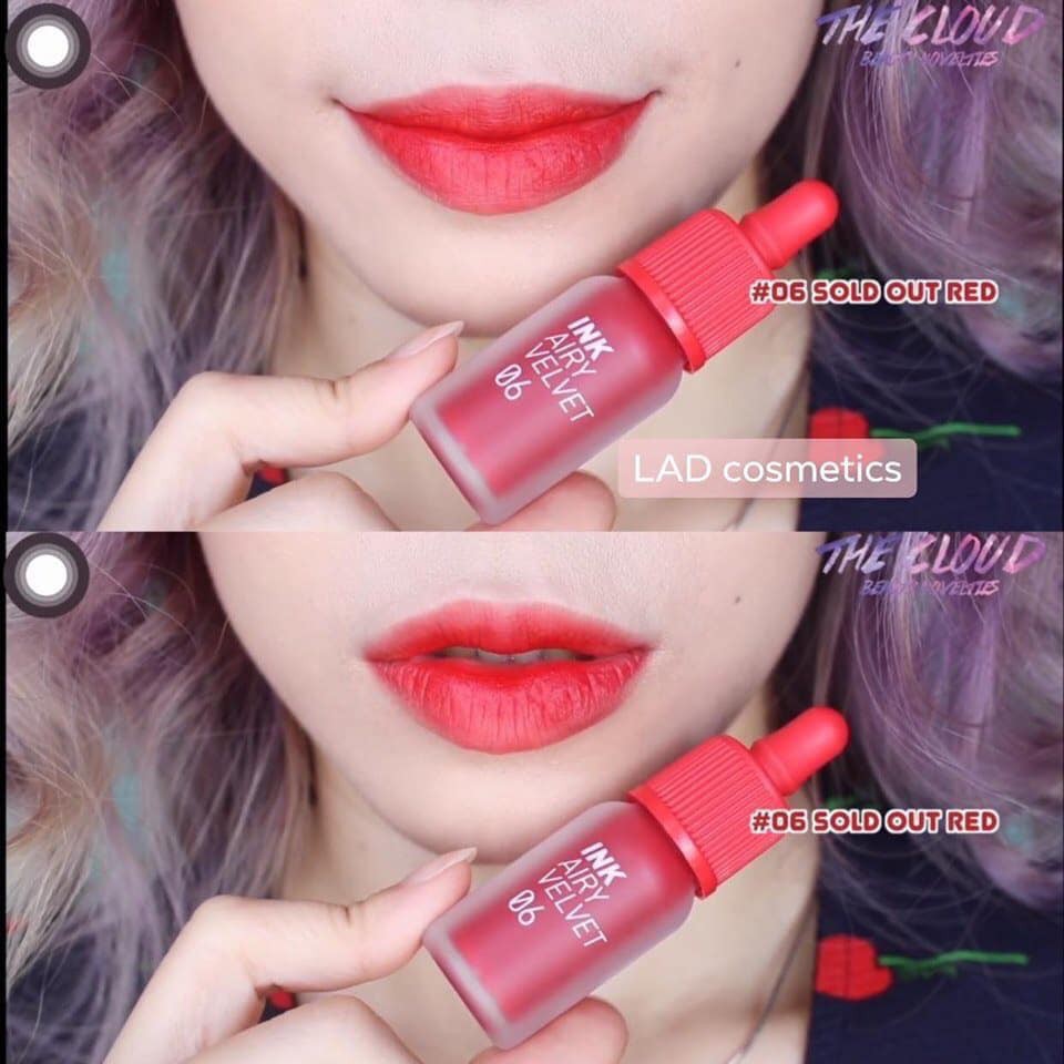 [ CHUẨN] Son Tint 😉FREESHIP 😉 Son kem Peripera Ink Airy Velvet Tint 2019