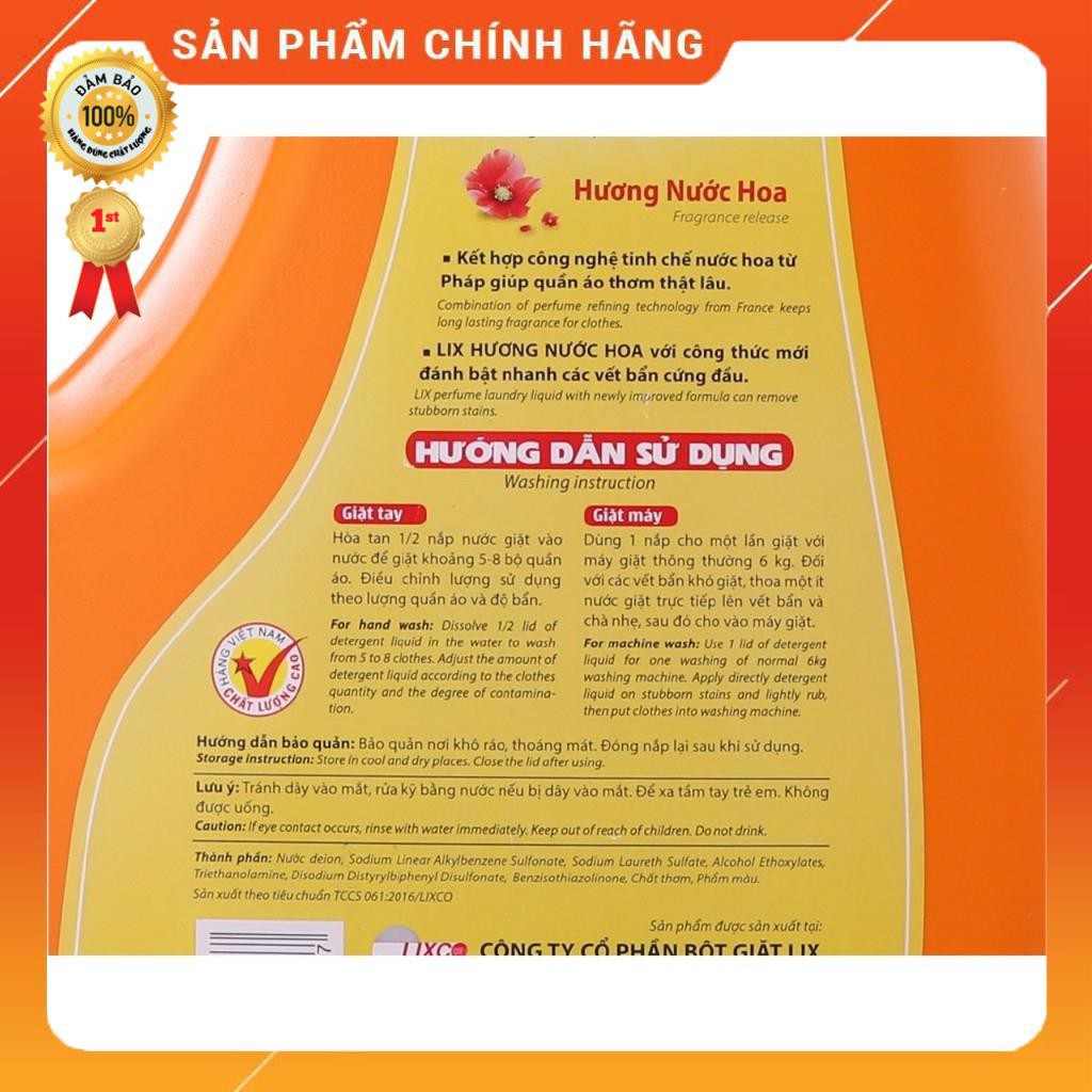 Combo 2 Can nước giặt Lix 3,6kg Đậm đặc,giặt sạch 99,9% dùng cho giặt tay và giặt máy