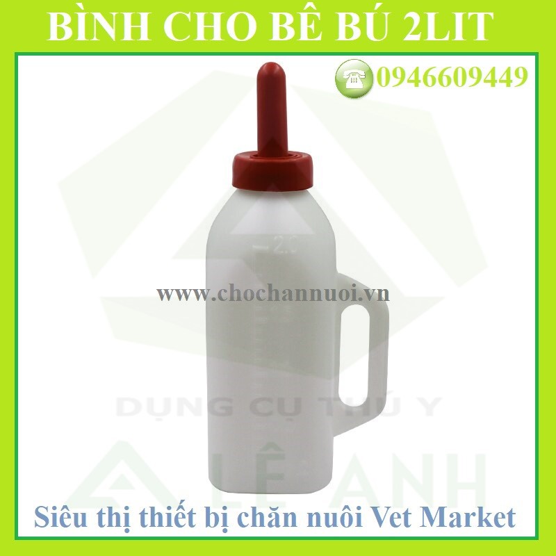 Bình cho bê bú 2l - bình bú sữa cho bê, dê,...