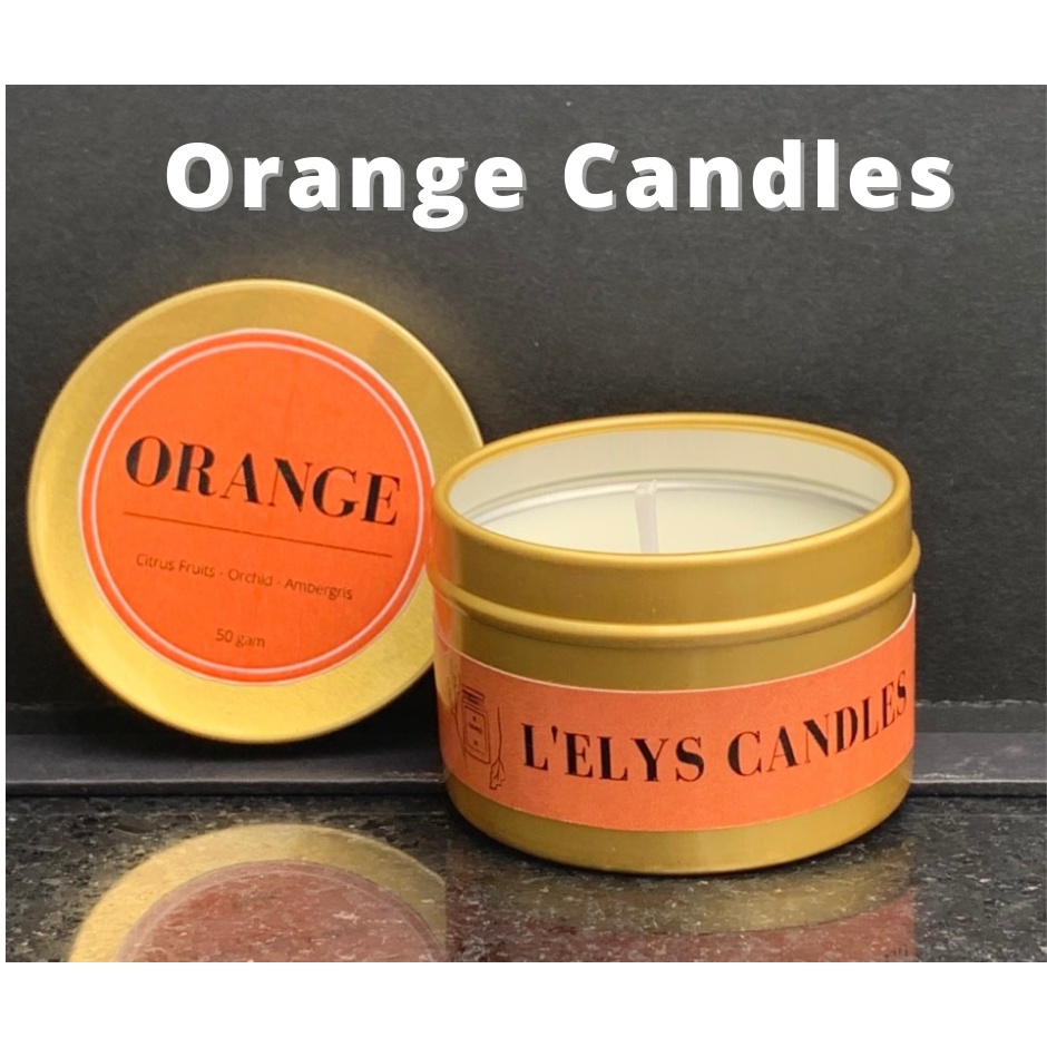 Nến thơm Orange Candles hương cam L'elys Candles 50gram