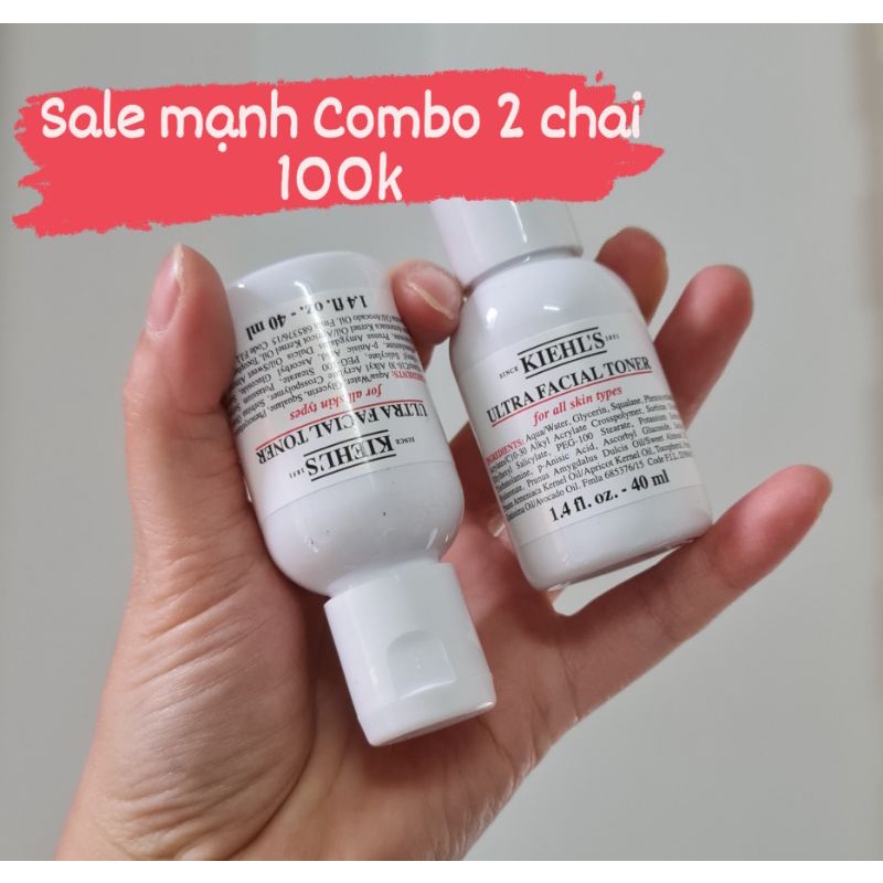 nước hoa hồng Kiehls ultra facial 40ml