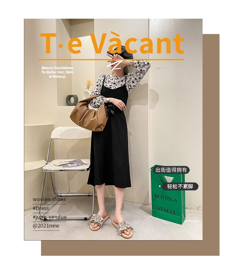 Dép Đế Bệt Mũi Tròn Đính Hoa Thời Trang Dành Cho Nữ | BigBuy360 - bigbuy360.vn