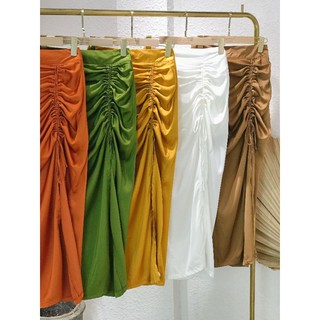 CHÂN VÁY XẺ TÀ RÚT DÂY PHI BÓNG