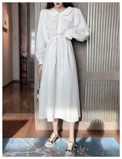 [ORDER] Váy ulzzang dáng dài thắt eo