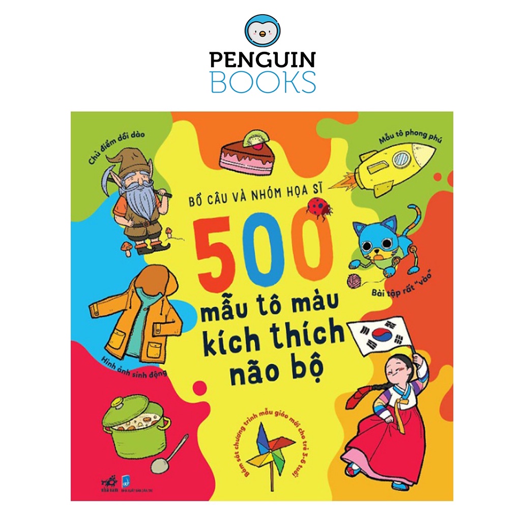 Sách Nhã Nam - 500 Mẫu Tô Màu Kích Thích Não Bộ