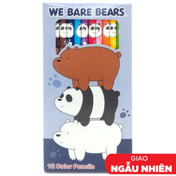 Chì Màu Dài We Bare Bears 218 (Mẫu Màu Giao Ngẫu Nhiên)