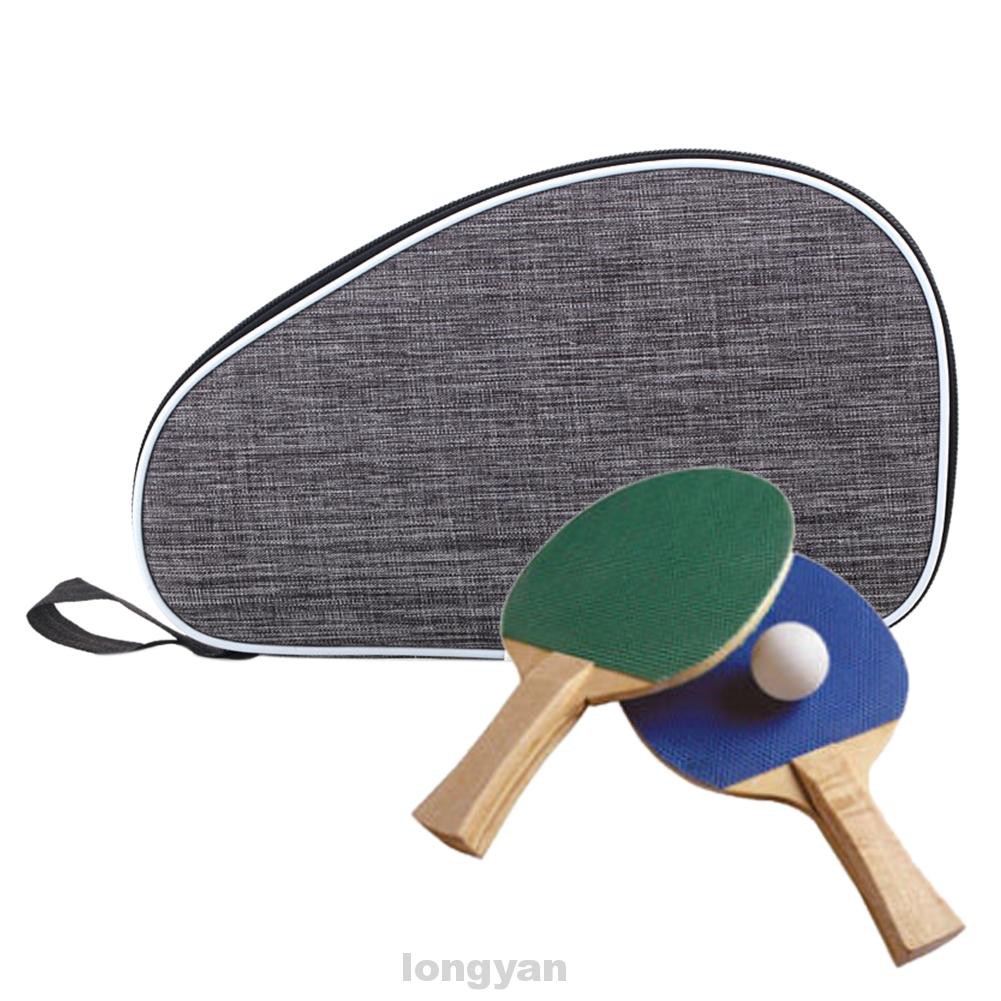 Túi đựng vợt bóng bàn chống bụi có dây kéo tiện dụng