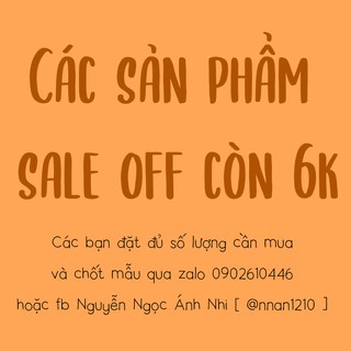 Sticker giảm giá đồng giá 6k