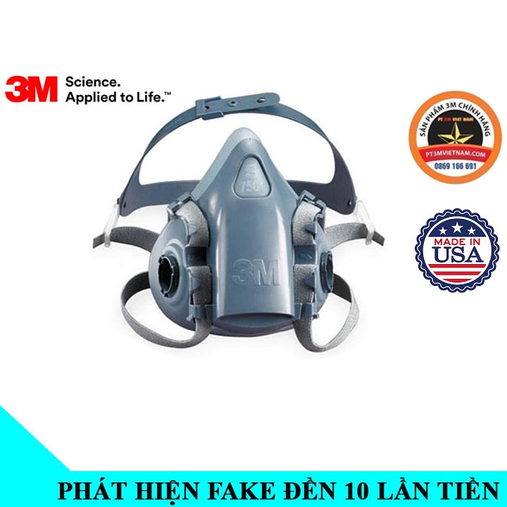 Mặt nạ phòng độc 3M 7501 (7502) CHƯA PHIN