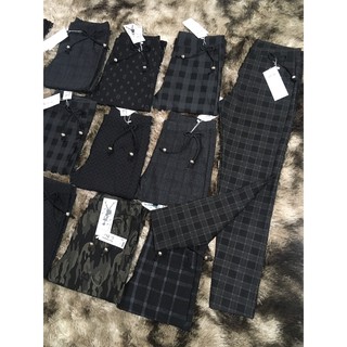 Quần Dài cotton sọc  karo lưng thun