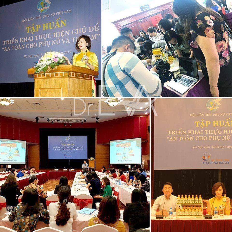 Dung Dịch Vệ Sinh DR.EVA  Nấm Ngứa, An Toàn Cho Da- Viện hàn lâm KHCNVN
