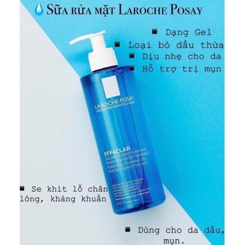 Sữa rửa mặt La Roche Posay 400ml