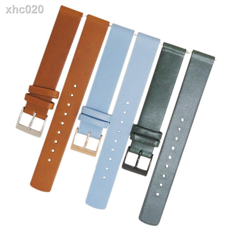 Skagen Watch Band Layer Strap Blue Leather Strap 14mm