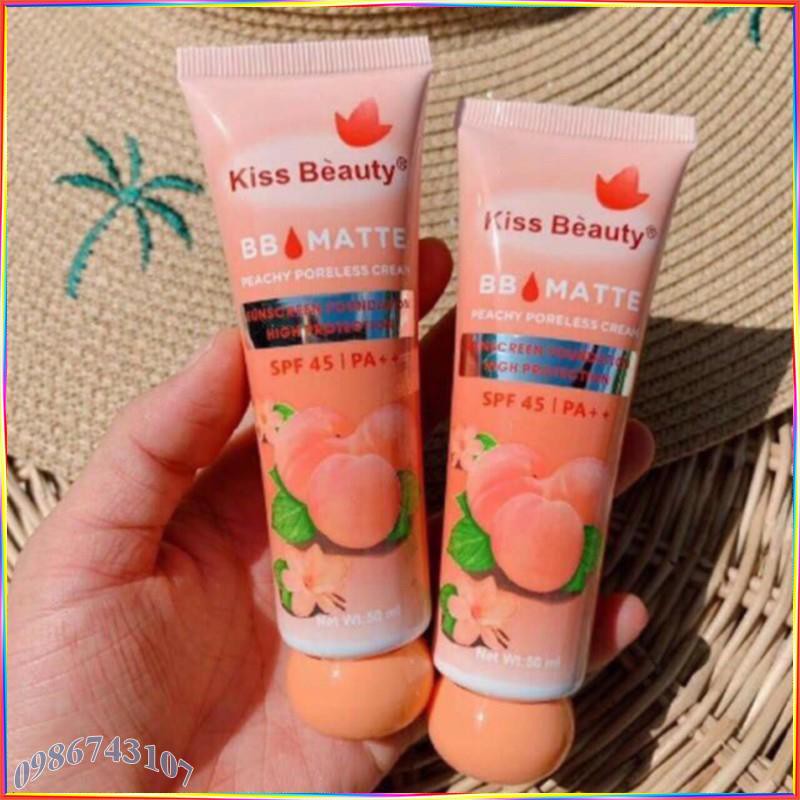 Kem nền chống nắng SPF 45/PA+++ Kiss Beauty Pore BB Matte SV