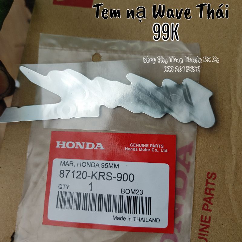 Tem mặt nạ wave 110 Thái loại 1
