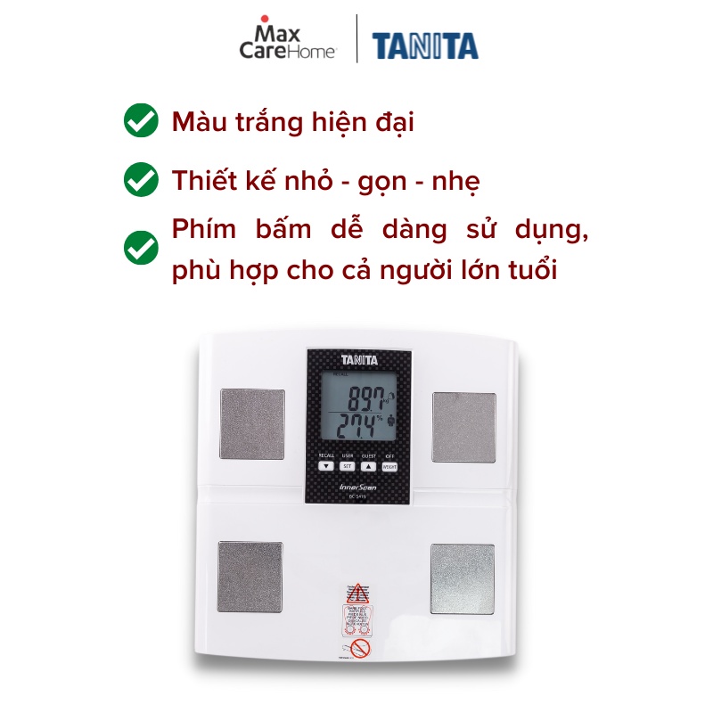 Cân phân tích 9 chỉ số cơ thể Tanita chính hãng Nhật Bản cực bền cực nhẹ