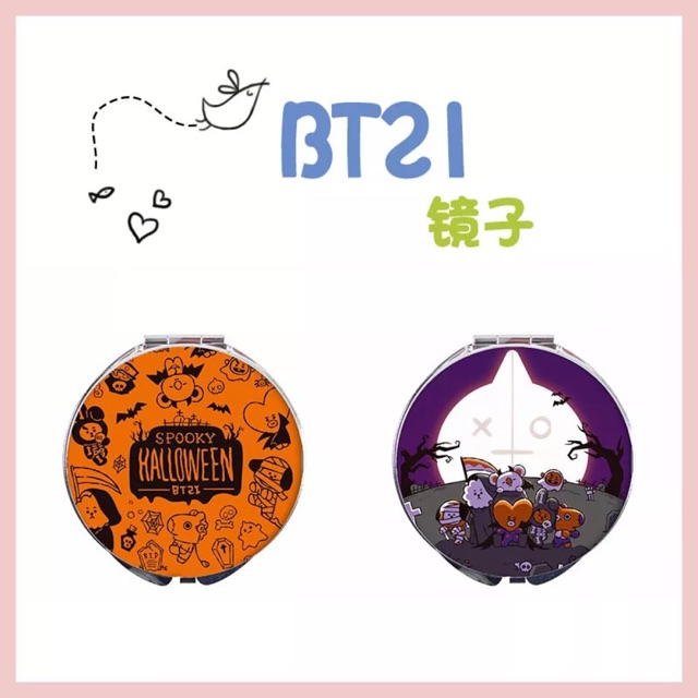 Gương BT21 Halloween (sale dọn kho giá shock)