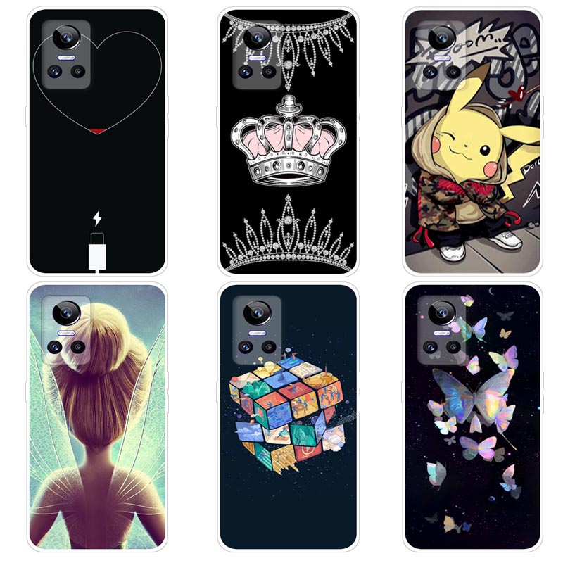 Oppo Ốp Điện Thoại tpu Dẻo Họa Tiết Hoạt Hình pikachu Dễ Thương Cho realme gt neo3 neo 3