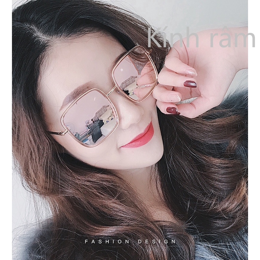 Kính chống nắng 6298 gọng vuông thời thượng