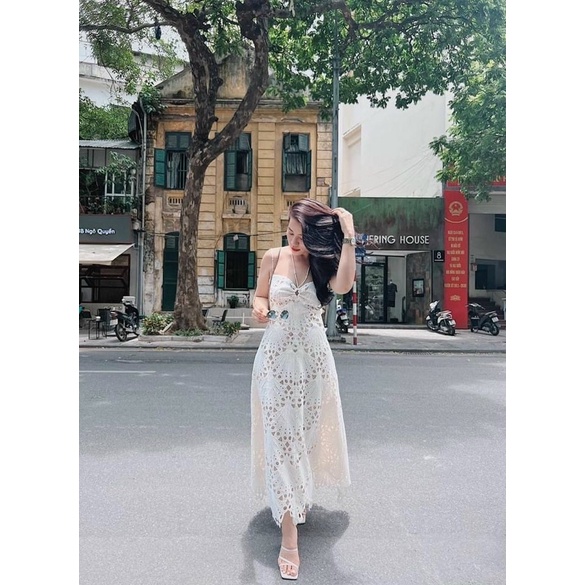 Ren vỏ sò có 2 màu trắng, kem phù hợp may váy,áo đi chơi, dự tiệc