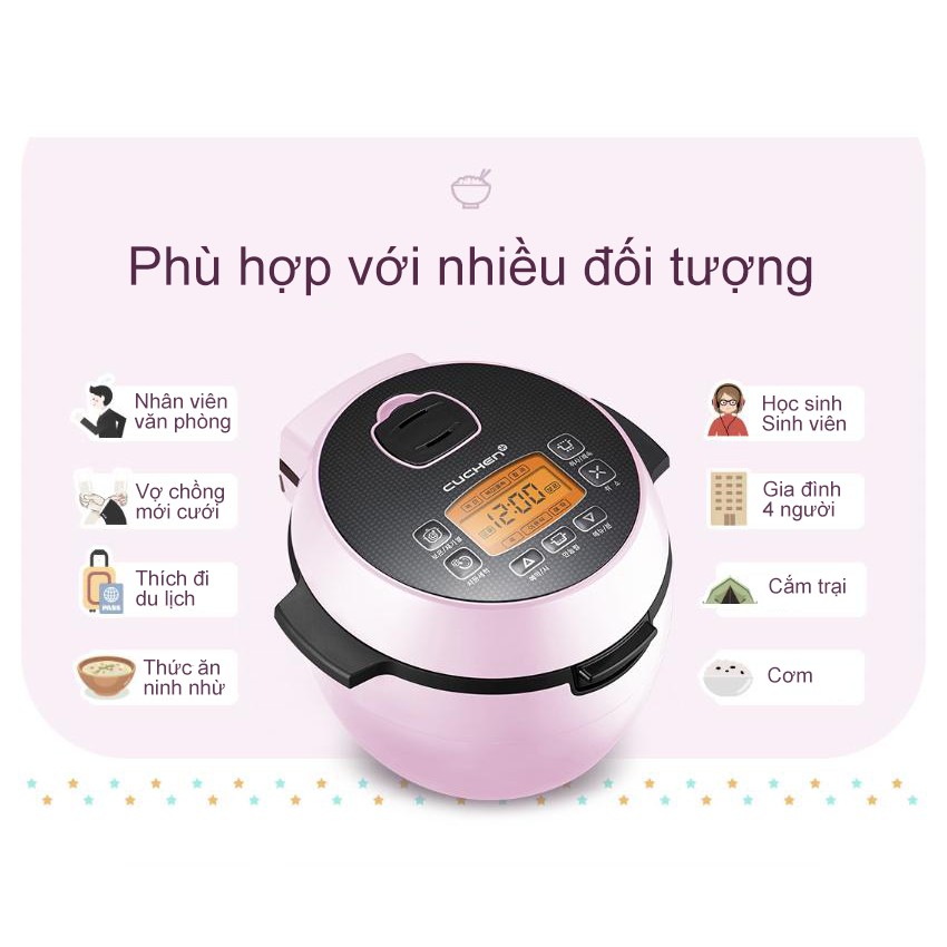 [ CHÍNH HÃNG ] Nồi cơm điện mini Cuchen CJE-A0305/ CJE-A0306 | BigBuy360 - bigbuy360.vn