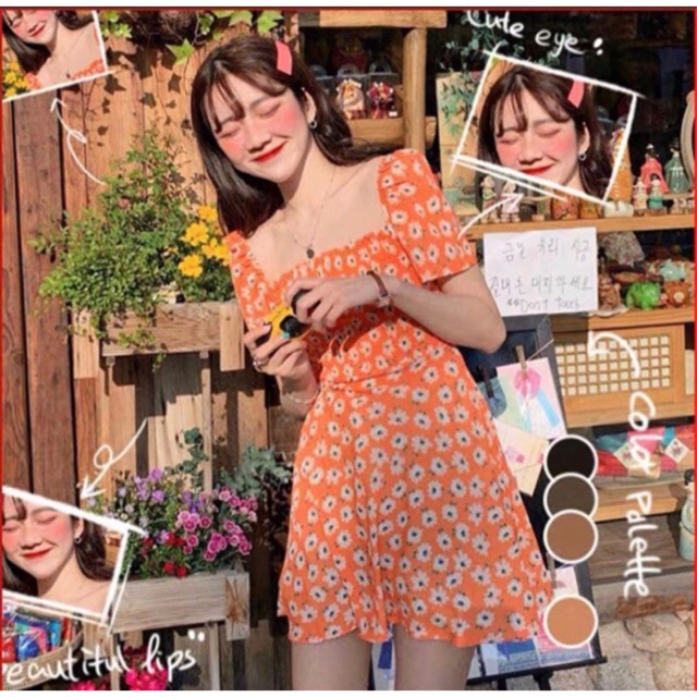 Đầm vintage hãng zara authentic