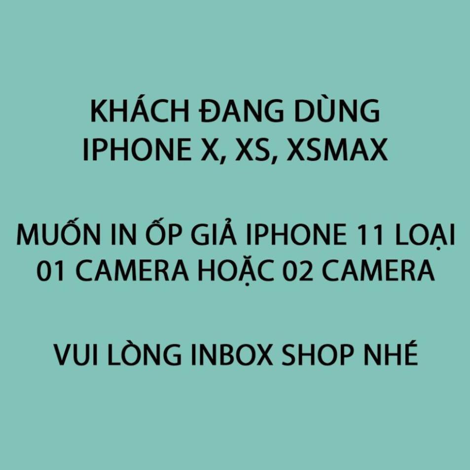 (Có video) Ốp giả iphone 11, 11pro, 11promax C227 dùng cho đủ dòng iphone 5G, 6G, 6Plus, 7Plus, 8Plus, X, XS, XSMAX