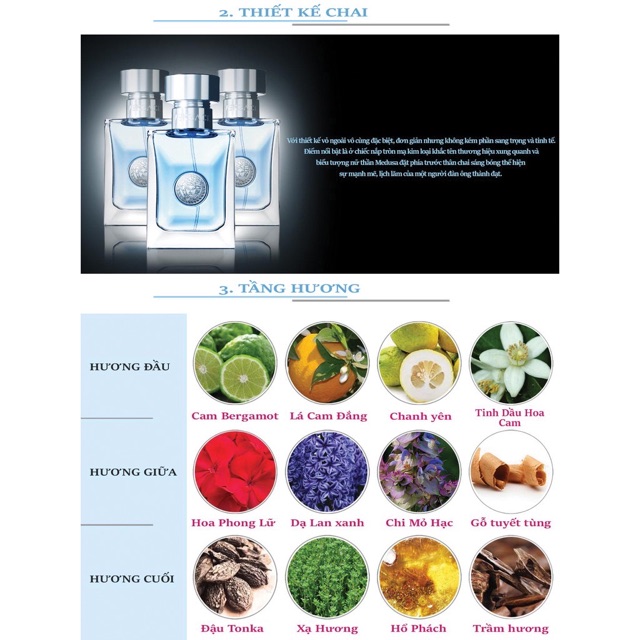 Nước hoa Versace Pour Homme EDT sp. 50ml 720008 full seal