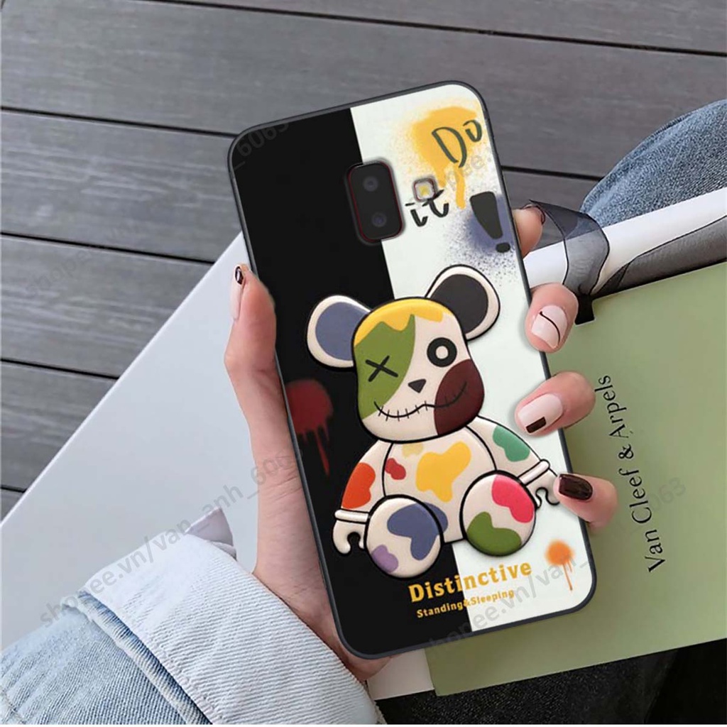 Ốp lưng Samsung J6 2018 / J6 Plus / J6+ hình kaws, bear brick, venom thời trang siêu ngầu