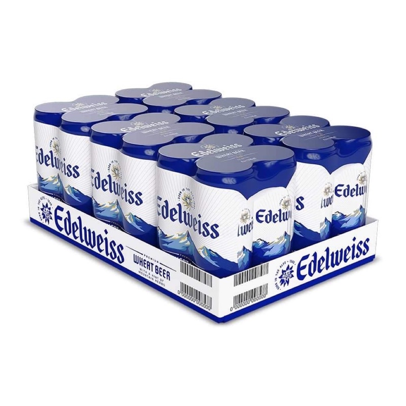 Bia Tuyết-Edelweiss 330ml/lon