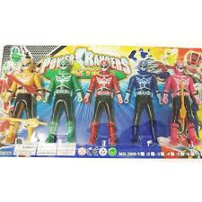 Vỉ đồ chơi 5 anh em siêu nhân