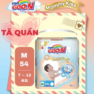 Tã quần GOO.N Mommy Kiss size M54/ L44/ XL40/ XXL34/ XXXL24