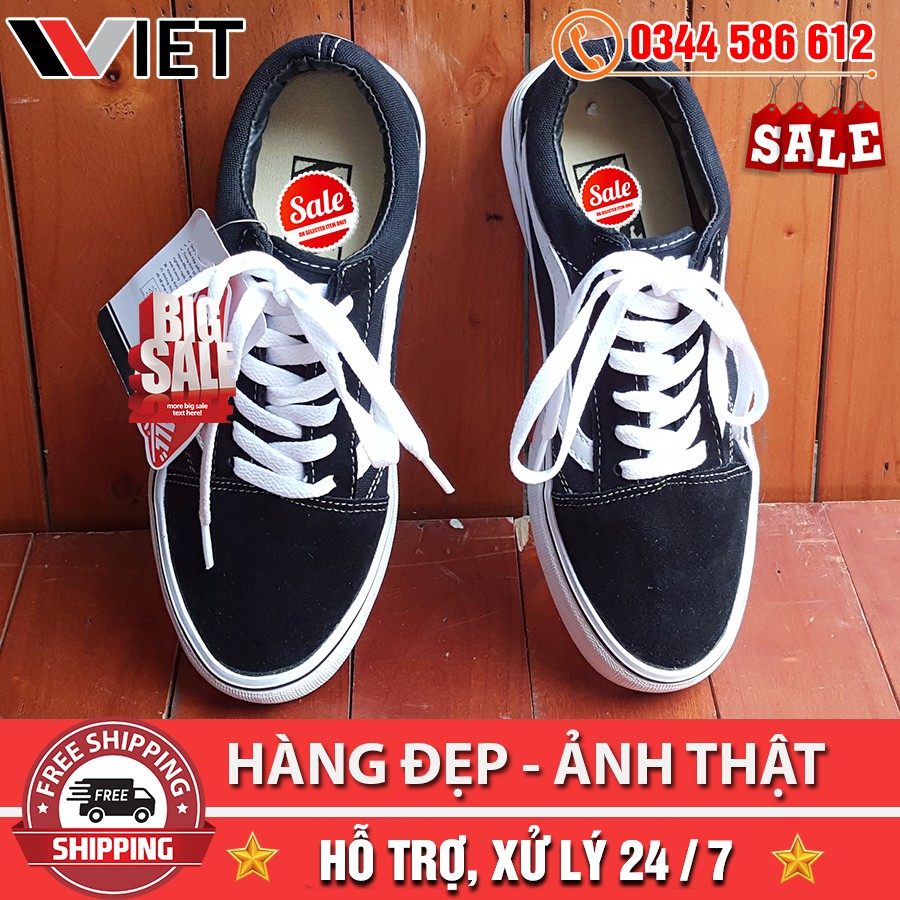 [FREE SHIP TOÀN QUỐC] Giày Thể Thao Old Skool Đen Trắng Thấp Cổ Giá Rẻ | BigBuy360 - bigbuy360.vn