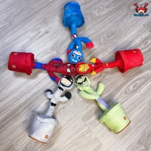 Xương Rồng Biết Nói Nhại Giọng, Nhảy Múa,hát Bài Hát Tiếng Việt Phiên Bản Siêu Nhân, Pin Sạc.đồ Chơi Vui Nhộn Cho Bé