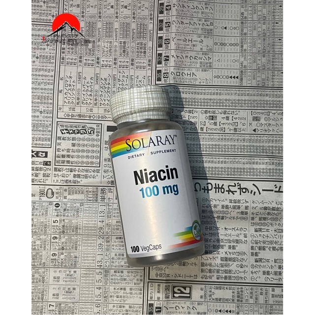 Viên Niacin 100mg  & 500mg SOLARAY ngừa mụn