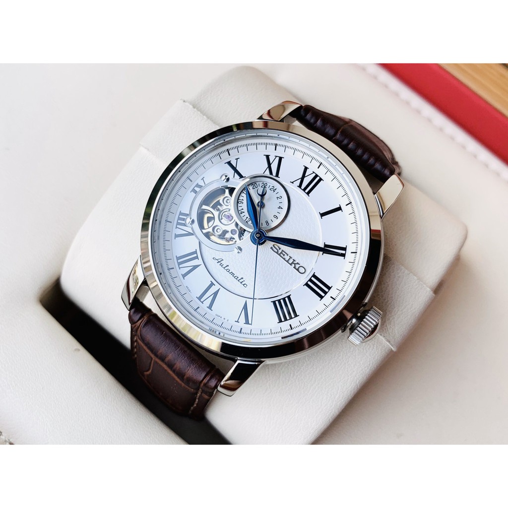 Đồng hồ nam chính hãng Seiko Presage SSA231K1 - Máy Cơ automatic - Kính Hardlex chống xước tốt