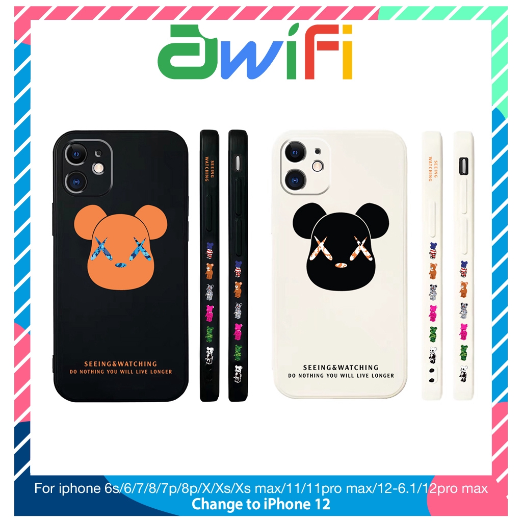 Ốp lưng iphone vuông cạnh hình kaw x 6/6plus/6s/6splus/7/7plus/8/8plus/x/xr/xs/11/12/pro/max/plus/promax-Awifi P2-2