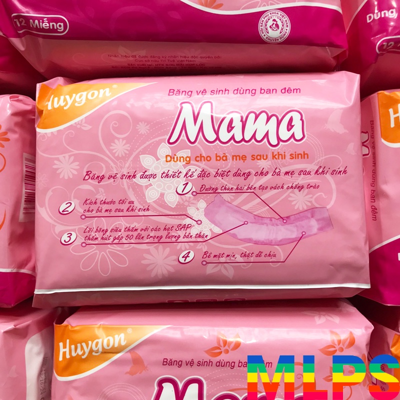 Băng vệ sinh mama cho mẹ sau sinh 12 miếng