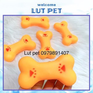  Xương đồ chơi có tiếng kêu cho chó mèo - phụ kiện đồ chơi chó mèo