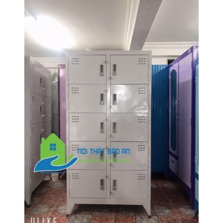 Tủ hồ sơ văn phòng 10 cửa cao 1M8