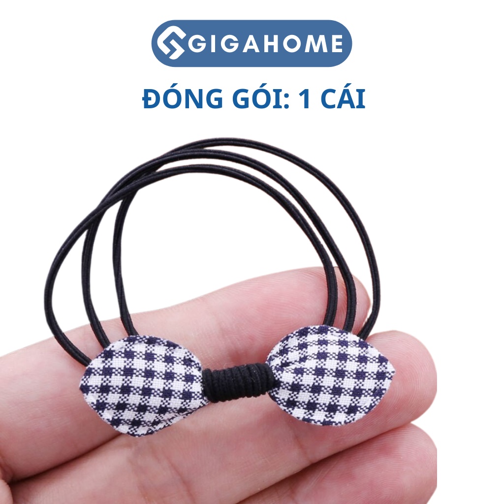 Dây Thun Cột Tóc Nữ 1k GIGAHOME Phối Nơ Hàn Quốc Dễ Thương, Giao Ngẫu Nhiên 1072