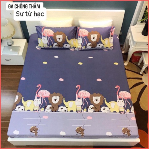 [Mã LIFE20KALL giảm 10% đơn 50K] Ga chống thấm cotton HÀN QUỐC size 2m2 - Ga chống thấm cotton Ấm Êm Decor