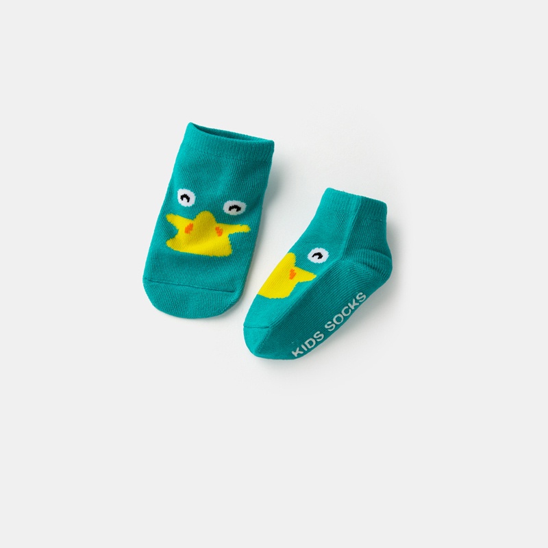 Tất Hàn KIDS SOCKS Cổ Ngắn Thú Mắt Cười Chống Trơn Trượt Cho Bé 3 Tháng - 4 Tuổi T01