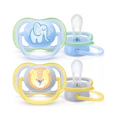 TI GIẢ AVENT THÔNG KHÍ ULTRA AIR SILICON MỀM 0-6M/6-18M ANH QUỐC (Lẻ cái)