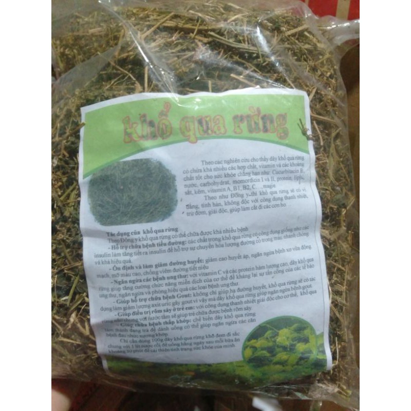 khổ qua rừng khô loại ngon[cây và lá]500g/1kg