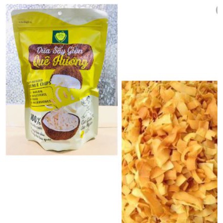 Dừa Sấy Giòn Quê Hương 300gr