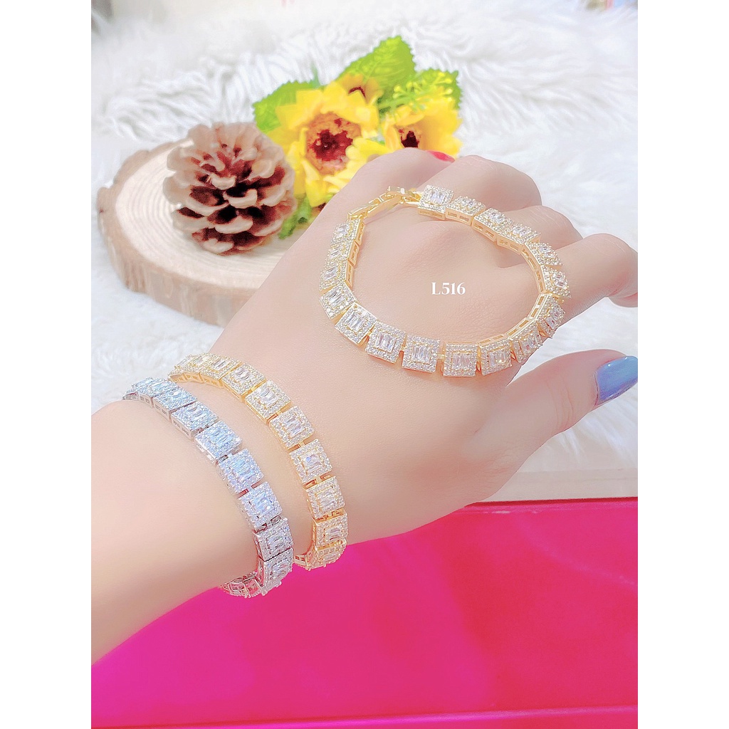 UHA - Lắc Tay Nữ Mạ 18k Sang Trọng L516