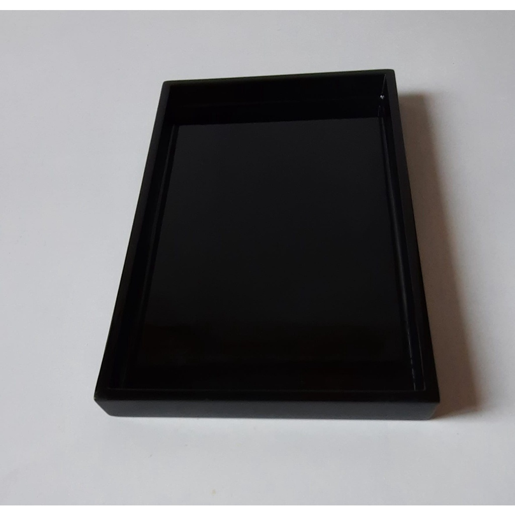 Khay sơn mài chữ nhật màu đen nhỏ , nhiều kích thước - KH-68