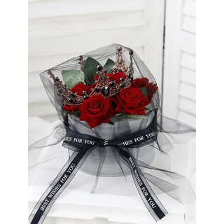 Vương miện đen nhựa 13cm