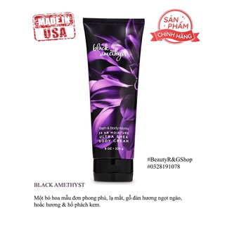 Bath & body works - sữa dưỡng thể : black amethyst